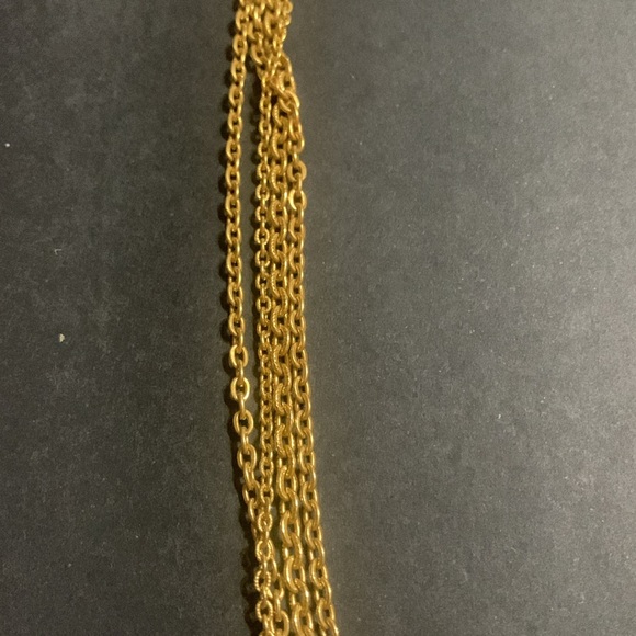 Stunning… Gold Art Nouveau Large 40 inch necklace - Picture 5 of 13